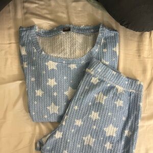 Cozy Blue Star Pajamas